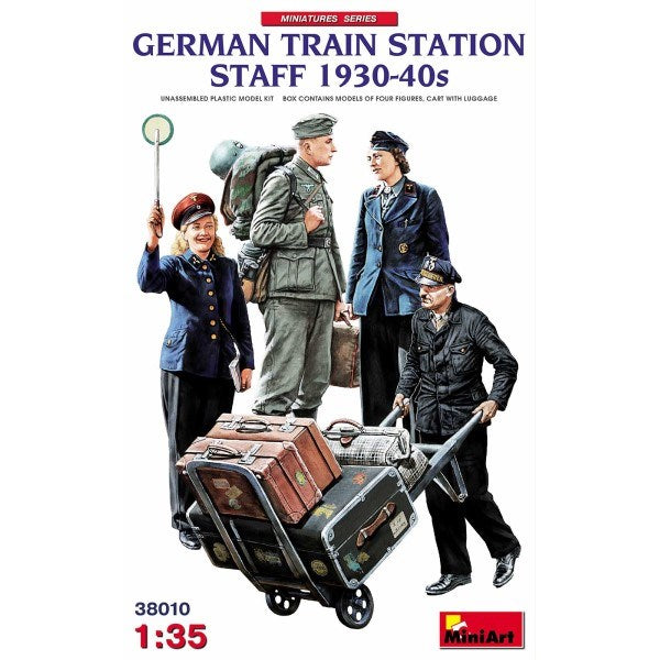 MiniArt 38010 1/35 GERMAN TRAIN STATION STAFF 30/40's