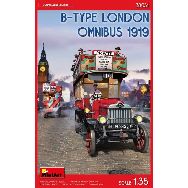 MiniArt 38031 1/35 B-TYPE LONDON OMNIBUS 1919