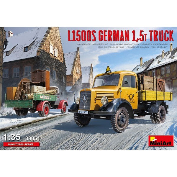 MiniArt 38051 1/35 L1500S GERMAN 1.5t TRUCK