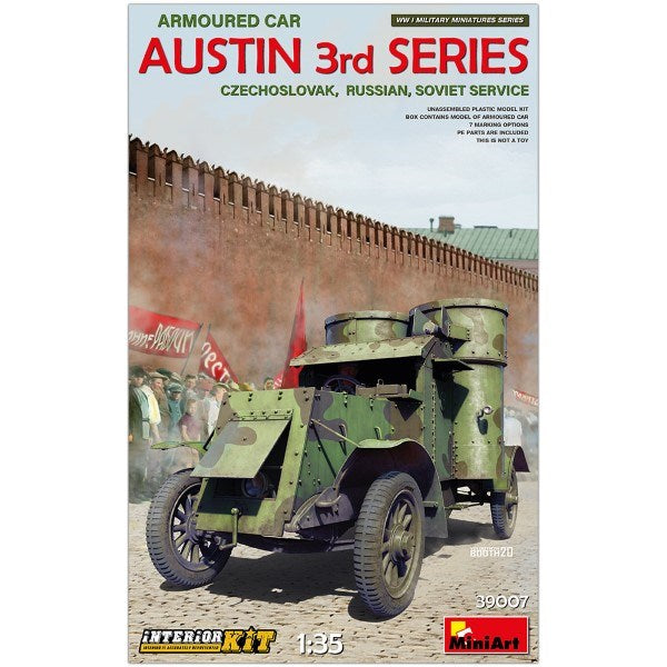 MiniArt 39007 1/35 AUSTIN ARMOURED CAR: Cz;RUSS; SOVSERV