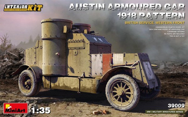 MiniArt 39009 1/35 AUSTIN ARMOURED CAR 1918 WESTERN FRNT