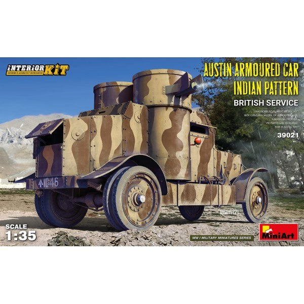 MiniArt 39021 1/35 AUSTIN ARMED CAR INDIAN PATTERN BRIT