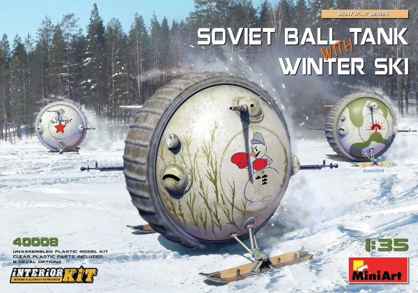 MiniArt 40008 1/35 SOVIET BALL-TANK W/SKI & INT KIT