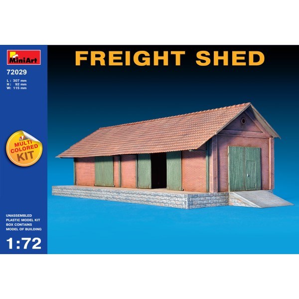 MiniArt 72029 1/72 FREIGHT SHED