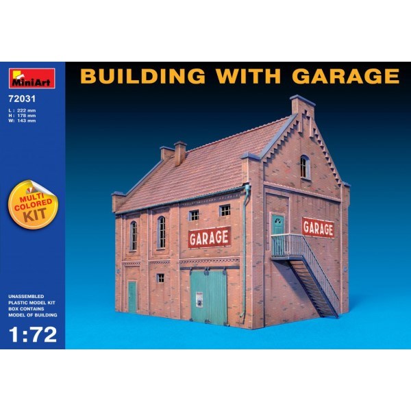 MiniArt 72031 1/72 Building with Garage