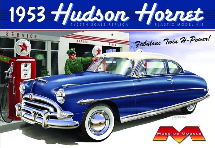 Moebius Models 1200 1/25 1953 Hudson Hornet re-issue