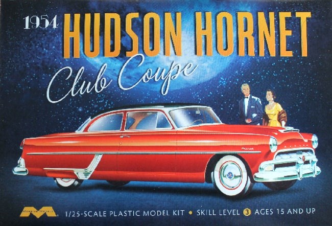 Moebius Models 1213 1/25 1954 Hudson Hornet Club Coupe