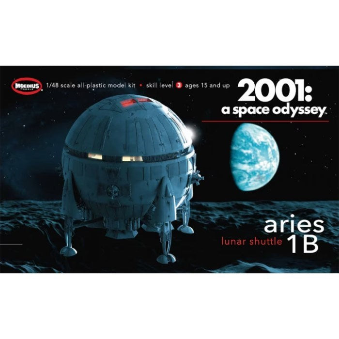 Moebius Models 2001-7 1/48 Aries 1B Lunar Shuttle - 2001: A Space Odyssey