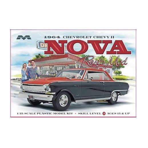 Moebius Models 2321 1/25 '64 Chevy Nova Resto Mod