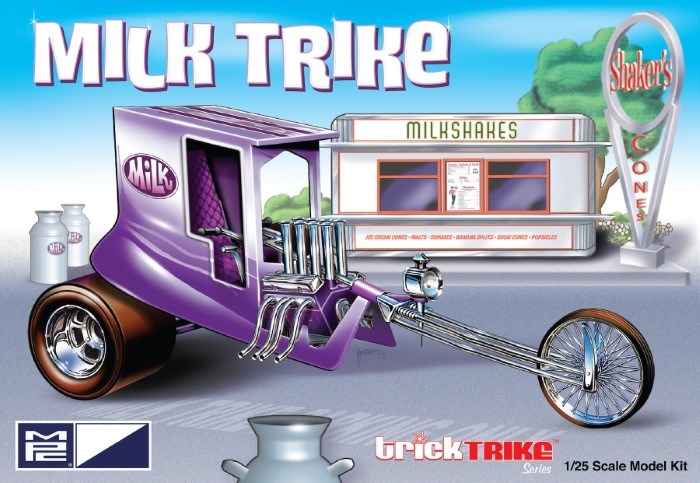 MPC 0895 1/25 Milk Trike (Trick Trike Series)