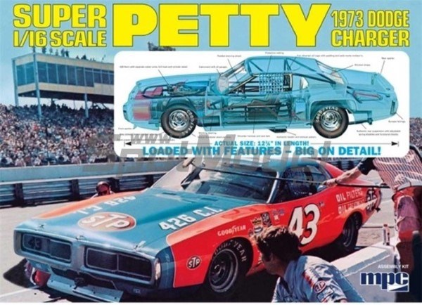 MPC 0938 1/16 1973 Dodge Charger Richard Petty 1973