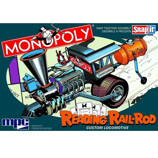 MPC 945 Reading Rail-Rod Custom Locomotive - Monopoly (Snap Kit)