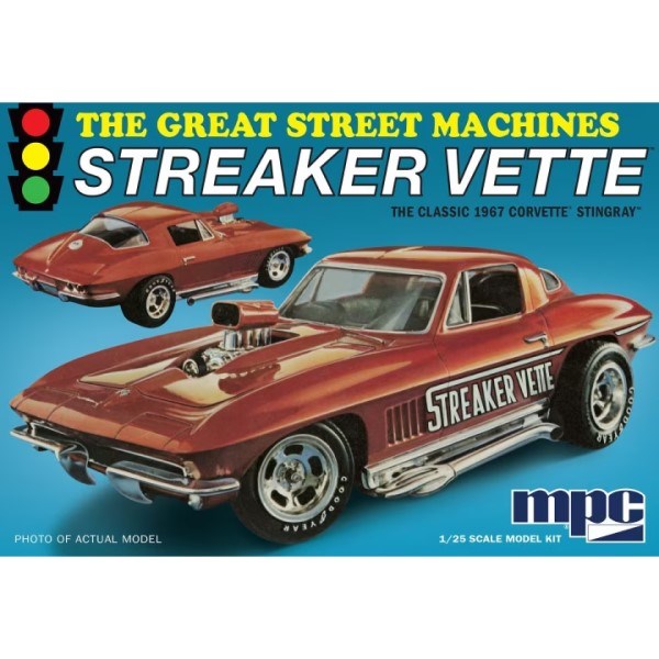 MPC 0973 1/25 1967 Corvette Stingray "Streaker Vette" - The Great Street Machines