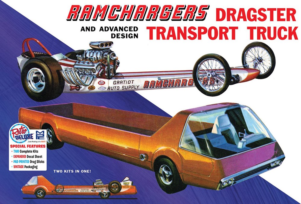 MPC 0970 1/25 Dragster and Transport Truck