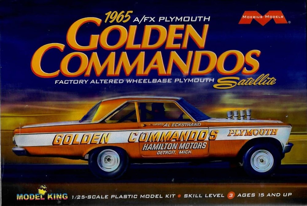 Moebius Models 1237 1/25 Plymouth Golden Commando