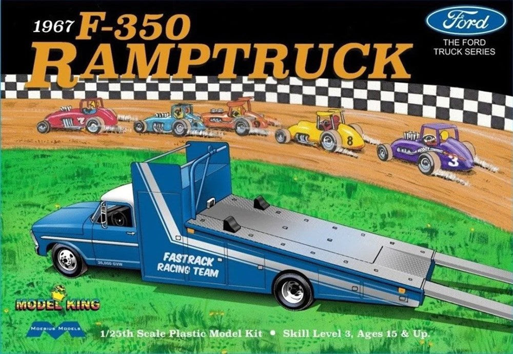 Moebius Models 2587 1/25 '72 Ford F-350 Ramptruck