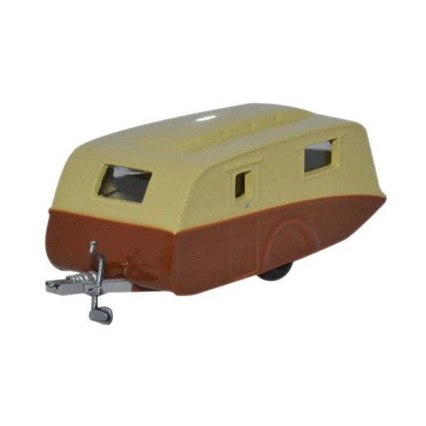 Oxford 76CV003 1/76 Caravan (Cream/Brown)