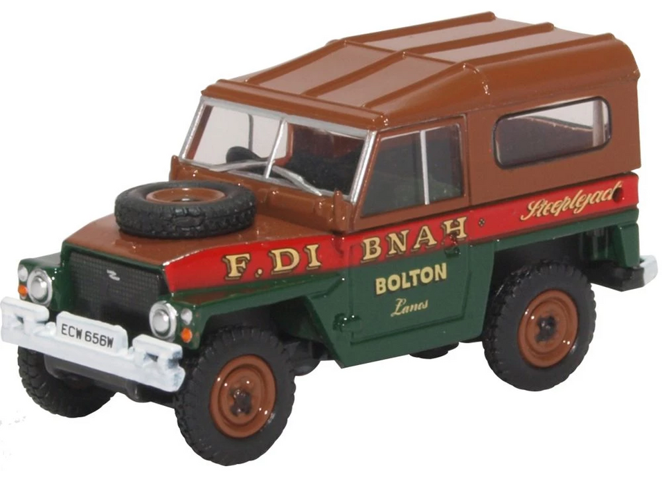 Oxford LRL006 1/76 Land Rover 1/2 Ton Lightweight Hard Top- Fred Dibnah