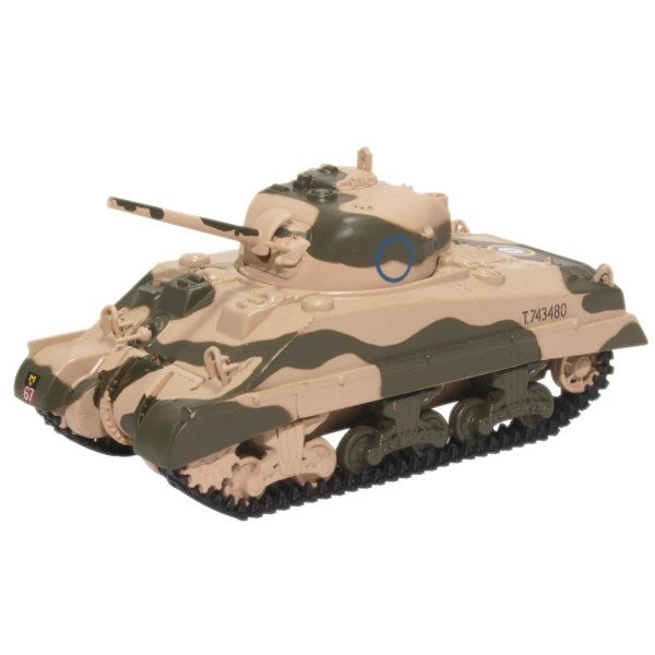 Oxford 76SM001 1/76 Sherman Tank Mk III - 10th Armoured Division 1942