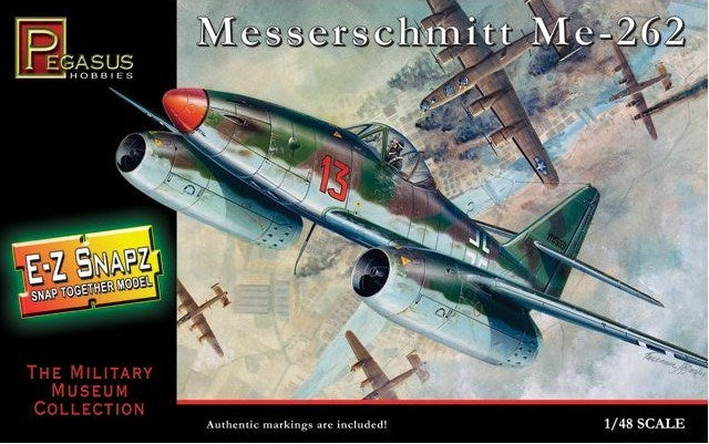 Pegasus Hobbies 8415 1/48 Messerschmitt Me-262 Jet Fighter