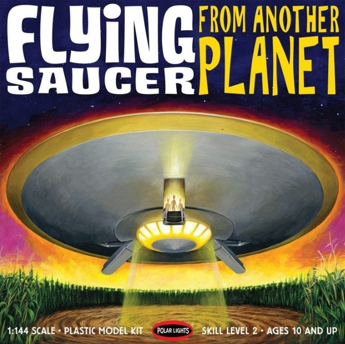 Polar Lights 0985  1/144 12" Flying Saucer