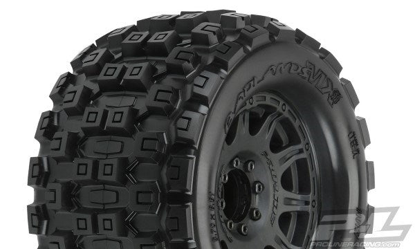 Pro-Line PRO1012710 Badlands MX38 3.8" MTD Raid 8x32 17mm MT F/R