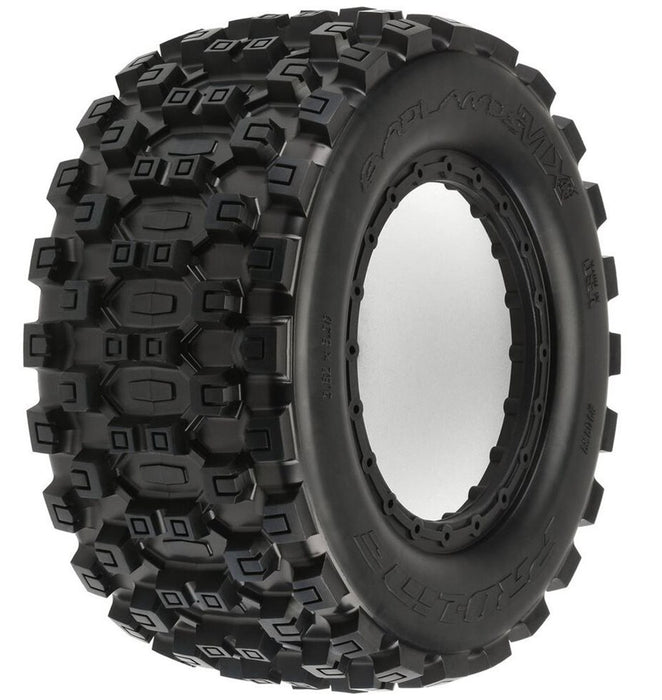 Pro-Line PRO1013100 Badlands MX43 Pro-Loc Tire(2):Pro-Loc X-MAXX Wheel SRP