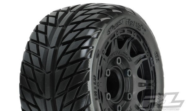 Pro-Line PRO1016110 Street Fighter LP 2.8" MTD Raid Black 6x30 F/R