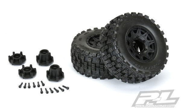 Pro-Line PRO1017410 Badlands MX28 HP 2.8" BELTED MTD Raid 6x30 F/R