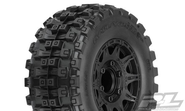 Pro-Line PRO1017410 Badlands MX28 HP 2.8" BELTED MTD Raid 6x30 F/R