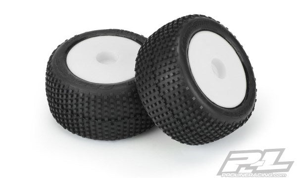 Pro-Line PRO1017713 Hole Shot Tires MTD White Mini-T 2.0 F/R SRP