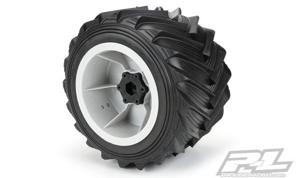 Pro-Line PRO1018715 Demolisher 2.6"/3.5" MTD Gray Whls LMT F/R SRP