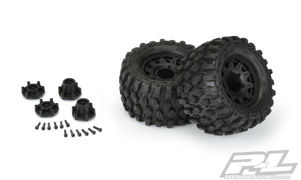 Pro-Line PRO1019010 Hyrax 2.8" Tires MTD Black 6x30 Stampede F/R SRP