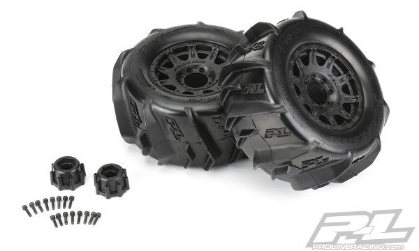 Pro-Line PRO1019210 Dumont 3.8" Paddle MTD on Raid Blk 17mm F/R SRP