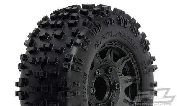 Pro-Line PRO117310 Badlands 2.8" MTD Raid Black 6x30 F/R