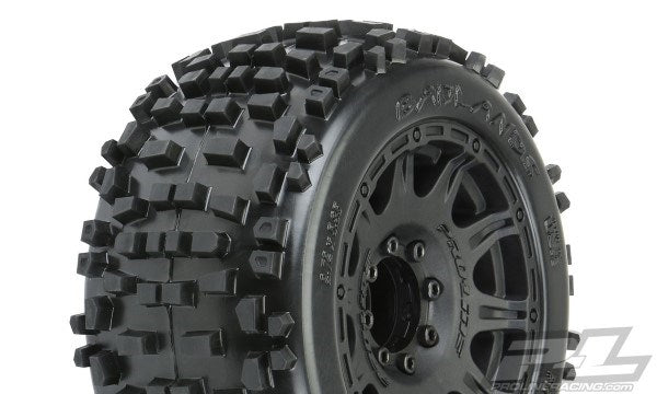 Pro-Line PRO117810 Badlands 3.8" MTD Raid 8x32 Wheels 17mm MT F/R