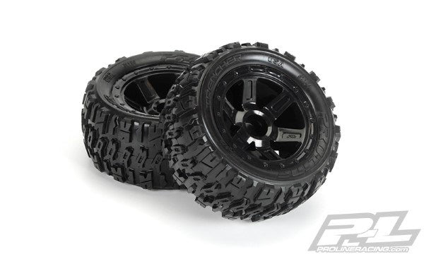 Pro-Line PRO119411 1/16 Trencher 2.2 M2 Tire Mnt Desperado Whl:ERevo