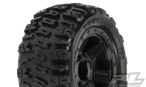 Pro-Line PRO119411 1/16 Trencher 2.2 M2 Tire Mnt Desperado Whl:ERevo