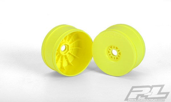 Pro-Line PRO270202 1/8 Velocity V2 Buggy Wheel Fr & R Yellow (4)