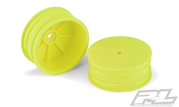 Pro-Line PRO278802 Velocity 2.2" Hex Front Yellow Wheels TLR 22 5.0  SRP