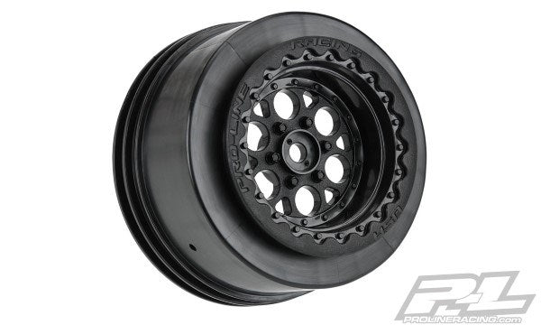 Pro-Line PRO279403 Showtime+ Wide SC Blk Whls F/R  SRP