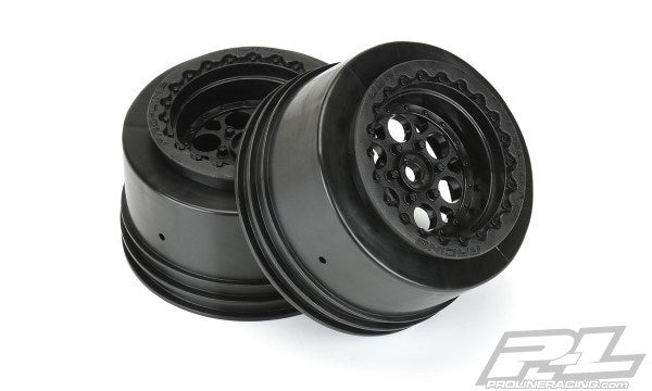 Pro-Line PRO279403 Showtime+ Wide SC Blk Whls F/R  SRP