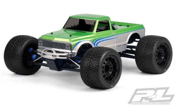 Pro-Line PRO322700 72 Chevy C10 Long Bed Body Clear:Revo 3.3LSTMGT