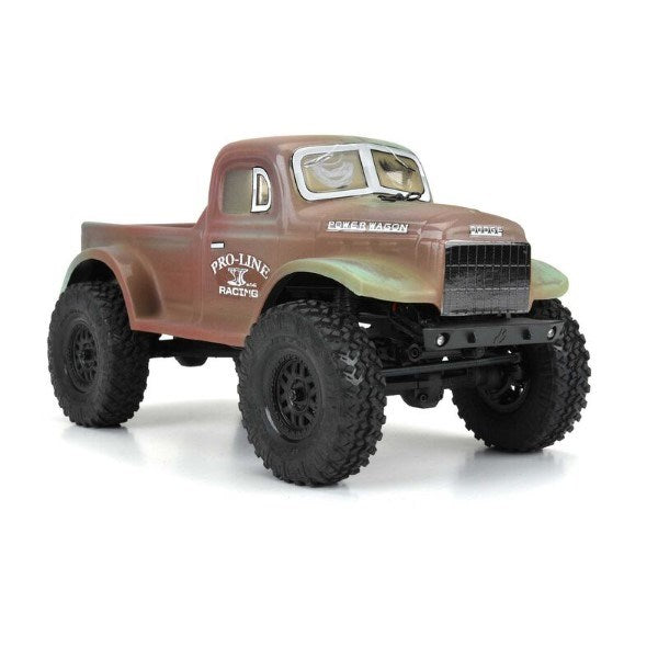 Pro-Line PRO356500 1946 Dodge Power Wagon Clear Body SCX24 JLU