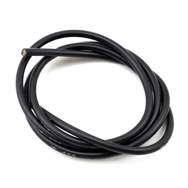 RC Pro BM047 Ultra Flex Silicone Wire 12 AWG - Black (1 Meter)
