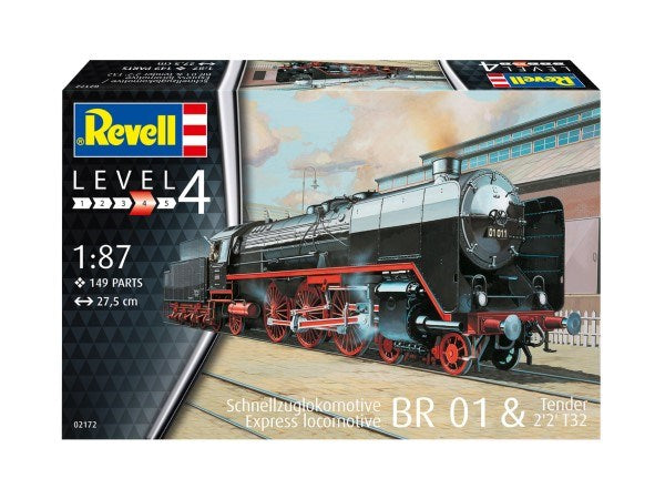 Revell 02172 1/87 Express Locomotive BR 01 with Tender 2'2' T32