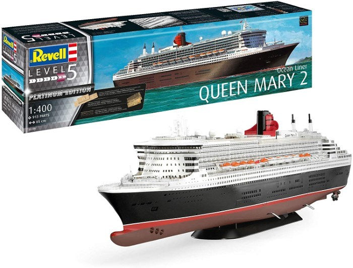 Revell 5199 1/400 Queen Mary 2 Platinum Edition