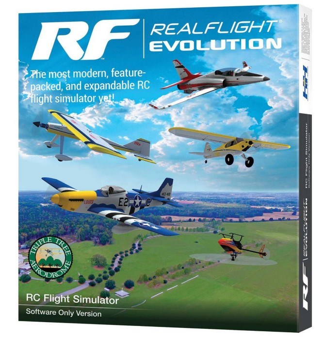 RealFlight EVO Flight Simulator with Interlink Controller