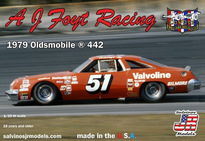 Salvinos JR AJO1979D 1/24 Oldsmobile 442 A.J Foyt Racing 1979