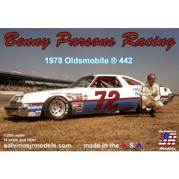 Salvinos JR BPO1978D 1/24 1978 Oldsmobile 442 - #72 Benny Parsons Racing